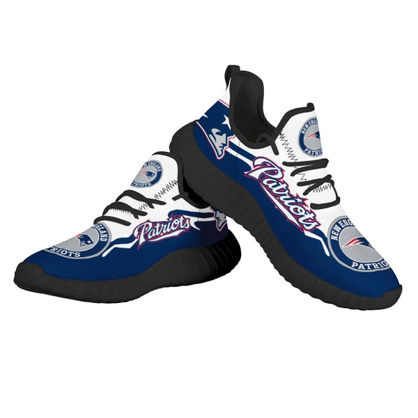 Men's New England Patriots Mesh Knit Sneakers/Shoes 001